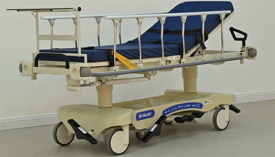 Hydraulic Patient Transport Trolley Bed